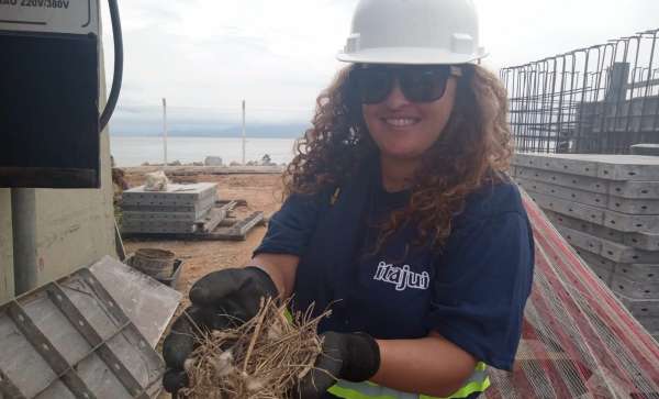 Supervisão garante proteção de aves nas obras da Estação de Tratamento de Esgotos Insular 1