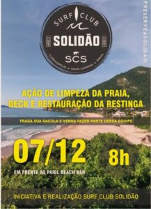 Surf Club Solidão promove ação de limpeza da praia e restauração da restinga em 7 de dezembro 10