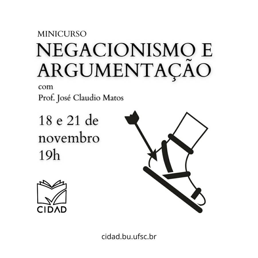 Udesc recebe inscrições para minicurso online sobre negacionismo e argumentação 2