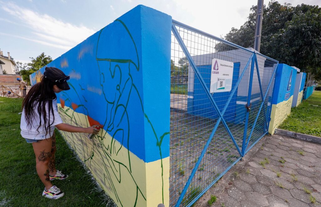 Artes em grafite valorizam responsabilidade conjunta com o saneamento 1