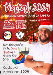 Leia mais sobre o artigo Conselho Comunitário da Tapera promove Festa de Natal e busca voluntários