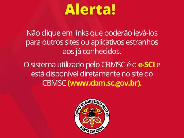 Corpo de Bombeiros Militar de SC alerta sobre mensagens fraudulentas por e-mail 2