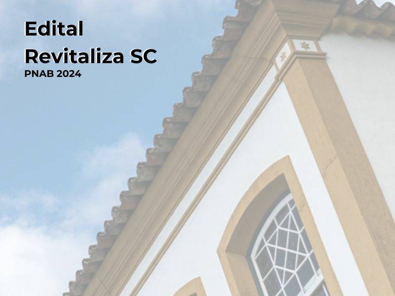 Fundação Catarinense de Cultura abre inscrições do Edital Revitaliza SC 1