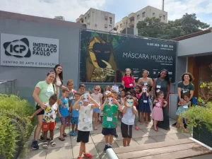 Leia mais sobre o artigo Crianças do Educar no Verão visitam exposição de “Máscara Humana”