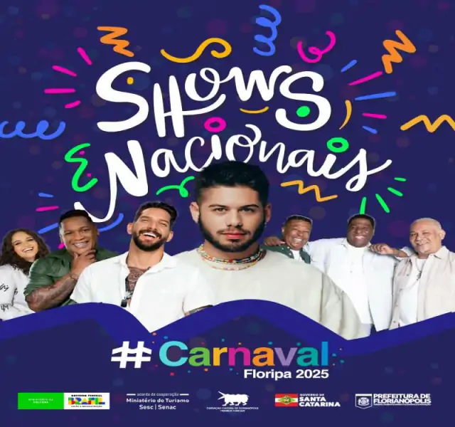 Carnaval 2025 de Floripa recebe shows nacionais gratuitos 1