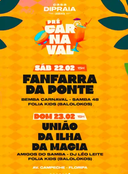 Casa di Praia anuncia programação especial de Carnaval com música, diversão e conforto à beira-mar 1