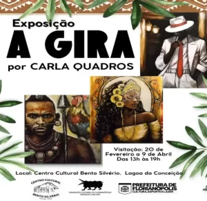 Leia mais sobre o artigo Exposição A GIRA celebra a fé ancestral e a diversidade religiosa no Centro Cultural Bento Silvério