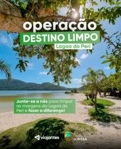 Leia mais sobre o artigo Participe da Ação de Limpeza da Lagoa do Peri e comece 2025 cuidando do meio ambiente