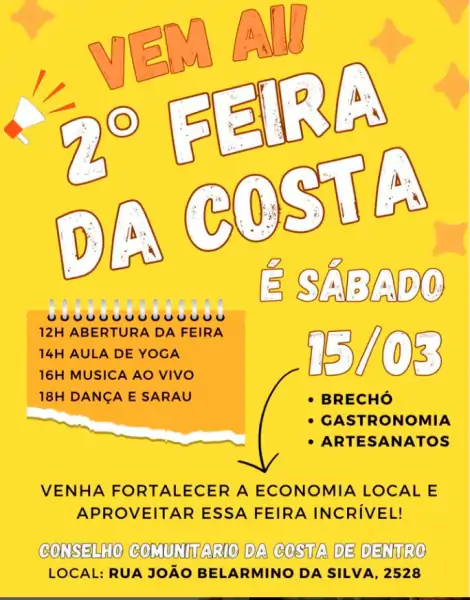 2ª Feira da Costa promove economia solidária e atrações culturais no Pântano do Sul 1