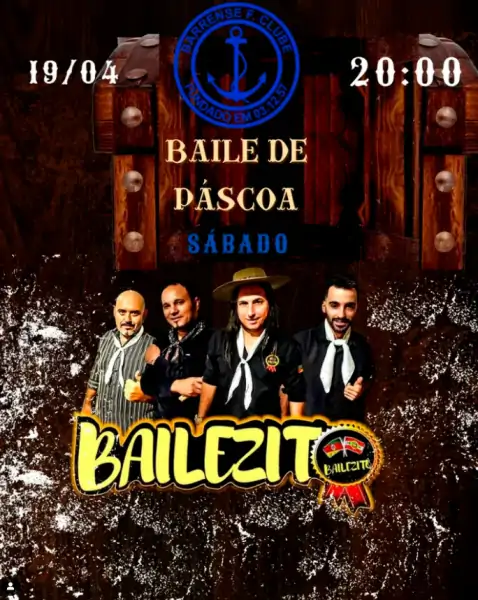 Barrense FC promove o Baile de Páscoa no dia 19 de abril 2