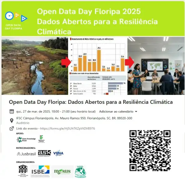 Open Data Day 2025 chega a Florianópolis com foco na resiliência climática e participação cidadã 1