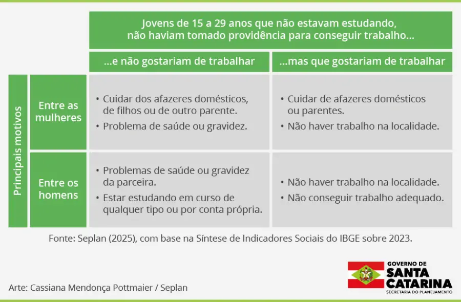 Santa Catarina tem a menor proporção de jovens que nem estudam e nem trabalham no Brasil 5