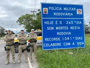 Leia mais sobre o artigo SC-405 completa um ano sem mortes no trânsito sob a vigilância do Posto 19 da PMRv