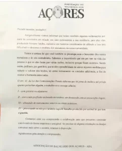 Leia mais sobre o artigo Associação do Balneário dos Açores alerta moradores sobre comunicações fraudulentas em seu nome