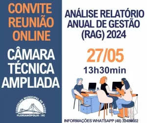 Leia mais sobre o artigo Câmara Técnica Ampliada realiza reunião online para análise do Relatório Anual de Gestão 2024