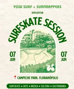 Leia mais sobre o artigo Campeche Park será palco de evento histórico de Surfskate em Florianópolis