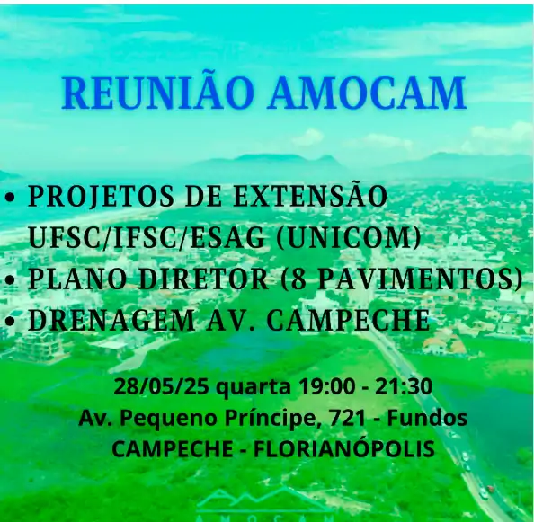 Comunidade do Campeche é convidada para reunião sobre projetos de extensão, drenagem e áreas de desenvolvimento 1