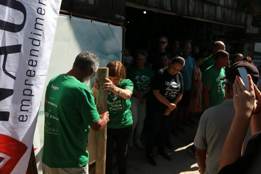 Lançada a obra do Novo Rancho do Getúlio no Campeche: um marco para a pesca artesanal e a cultura de Florianópolis 14 Lançada a obra do Novo Rancho do Getúlio no Campeche: um marco para a pesca artesanal e a cultura de Florianópolis 14