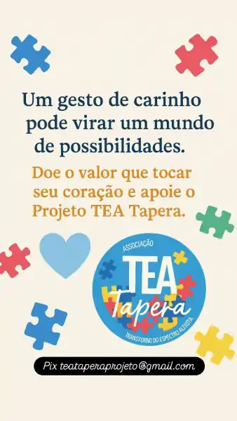 Projeto TEA Tapera busca apoio da comunidade para seguir oferecendo terapias gratuitas a crianças com autismo 1 Projeto TEA Tapera busca apoio da comunidade para seguir oferecendo terapias gratuitas a crianças com autismo 1