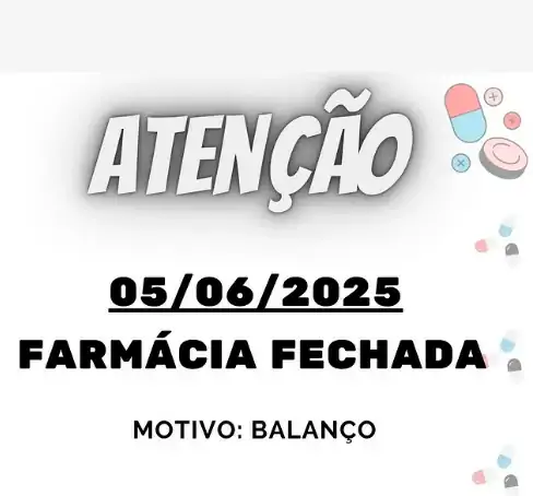 Farmácia do Centro de Saúde do Alto Ribeirão estará fechada no dia 5 de junho para balanço 1 Farmácia do Centro de Saúde do Alto Ribeirão estará fechada no dia 5 de junho para balanço 1
