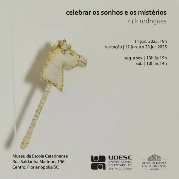 Mesc Udesc recebe exposição de desenhos e bordados do artista capixaba Rick Rodrigues 1 Mesc Udesc recebe exposição de desenhos e bordados do artista capixaba Rick Rodrigues 1