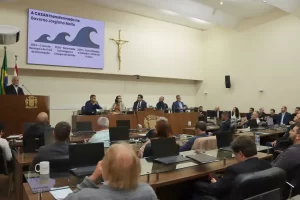 Leia mais sobre o artigo Audiência Pública lota plenário e discute metas de saneamento em Florianópolis