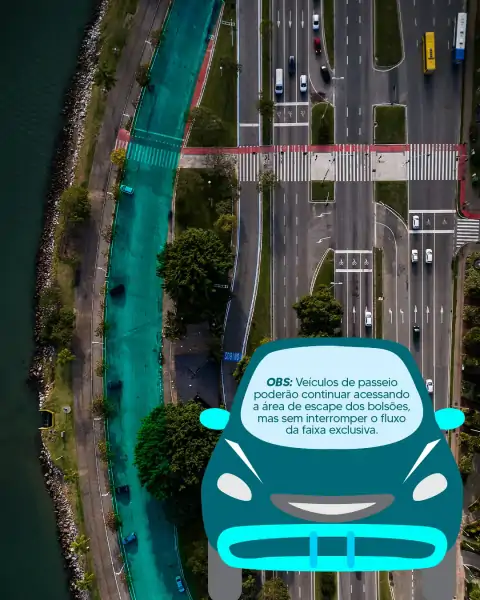 Florianópolis inaugura nova dinâmica na Beira-Mar Norte com faixas exclusivas para ônibus 3