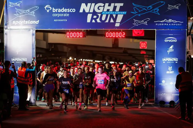 Night Run Floripa Airport tem lotação máxima e reforça Florianópolis no circuito nacional de corridas de rua 1