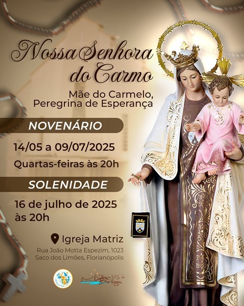 Último dia da Novena de Nossa Senhora do Carmo reúne fiéis para celebração especial na Igreja Matriz do Saco dos Limões 1