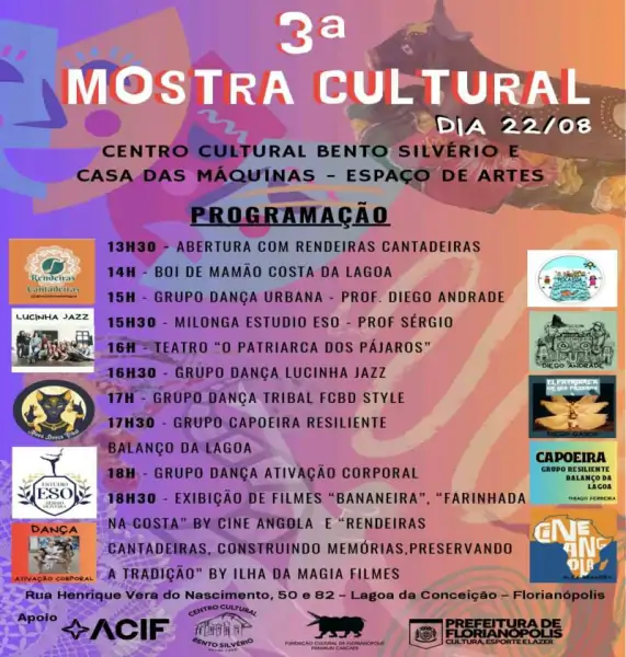3ª Mostra Cultural reúne arte e diversidade no Centro Cultural Bento Silvério e na Casa das Máquinas 2