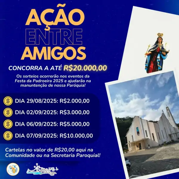 Ação Entre Amigos da Festa da Padroeira 2025 na Paróquia Nossa Senhora da Boa Viagem 1