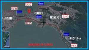 Leia mais sobre o artigo Alterações de trânsito: Florianópolis recebe a Maratona Internacional de Floripa Fibra 2025, maior evento esportivo do estado