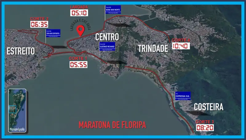Alterações de trânsito: Florianópolis recebe a Maratona Internacional de Floripa Fibra 2025, maior evento esportivo do estado 1