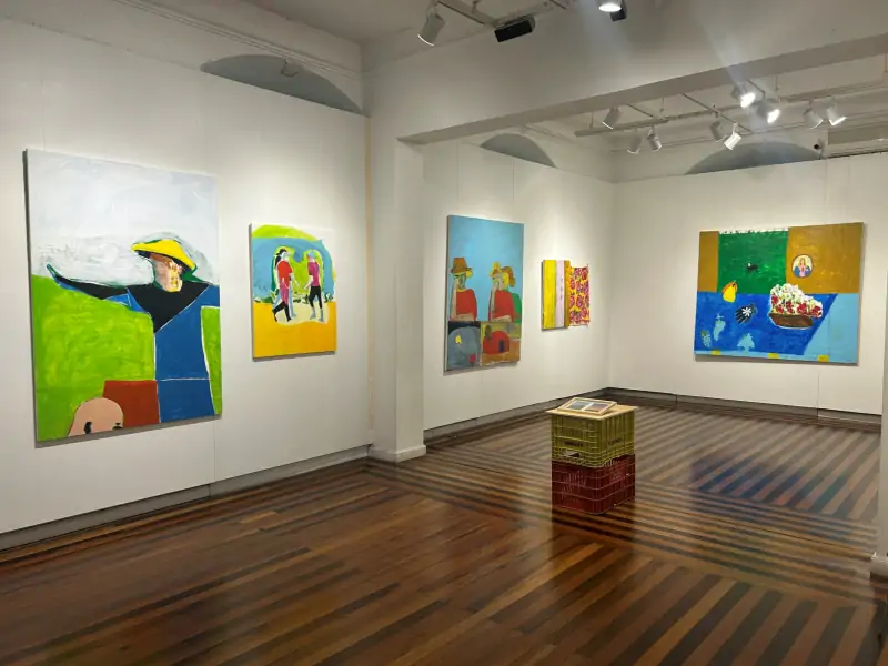 Artistas do interior de SC apresentam exposições de artes em Florianópolis 1