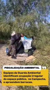 Leia mais sobre o artigo Guarda Municipal realiza Fiscalização Ambiental no Campeche