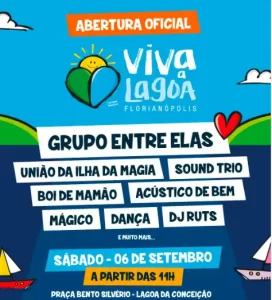 Leia mais sobre o artigo Lagoa da Conceição recebe abertura oficial da 11ª edição do Viva a Lagoa no dia 6 de setembro
