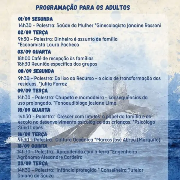 NEIM inicia em 1º de setembro o projeto Setembro, mês da família 3