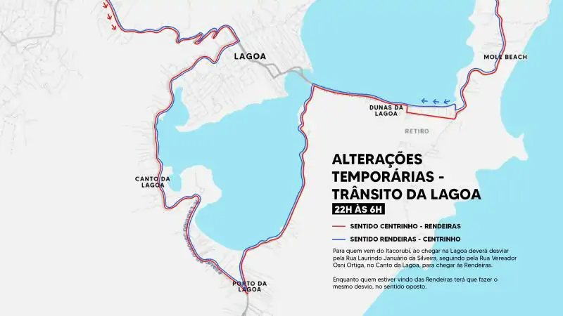 Pontes da Lagoa serão interditadas temporariamente 1