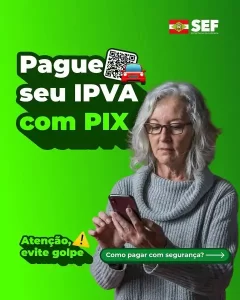 Leia mais sobre o artigo Santa Catarina libera pagamento do IPVA via PIX