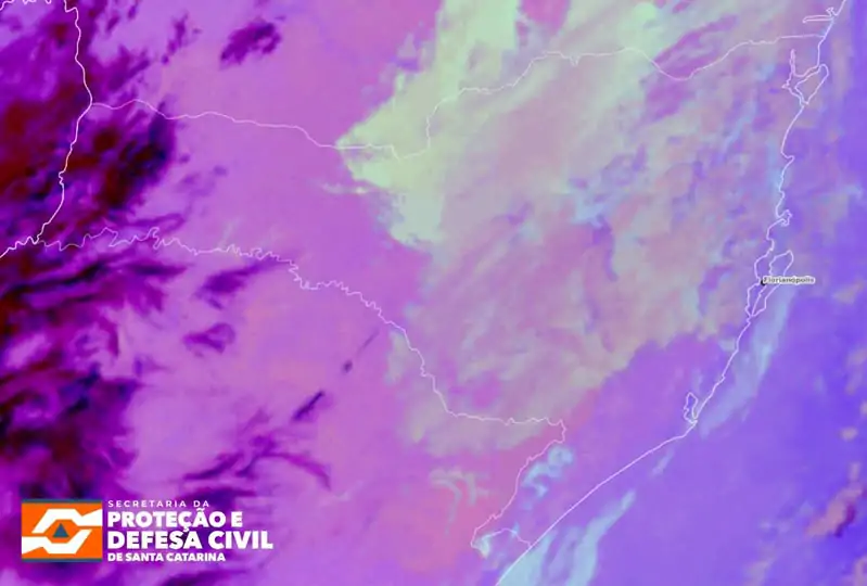 Tempo em Santa Catarina neste domingo (31) permanece estável, com chance de chuva fraca no Litoral e Vale do Itajaí 1