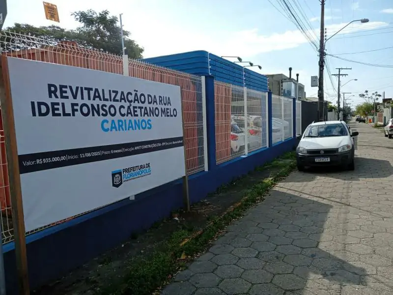 Via que alaga no Carianos passa por obras a partir desta segunda (18) 1