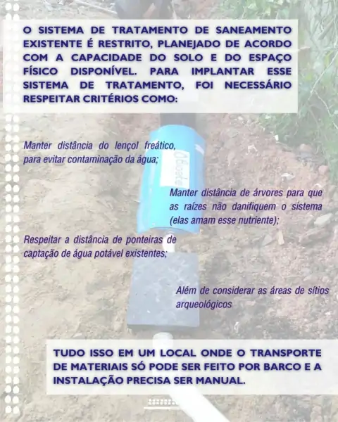 Orientações destacam uso consciente dos banheiros na Ilha do Campeche 7