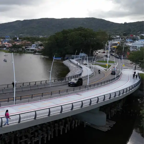 Nova ponte da Lagoa da Conceição é liberada com ciclovia e passeios para pedestres 2