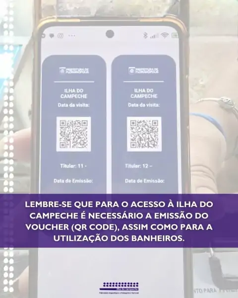 Orientações destacam uso consciente dos banheiros na Ilha do Campeche 4