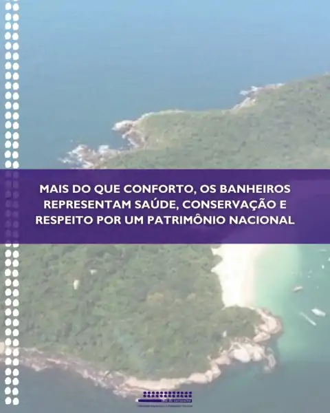 Orientações destacam uso consciente dos banheiros na Ilha do Campeche 5