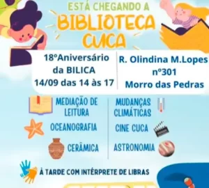 Leia mais sobre o artigo Biblioteca CuCa Móvel estreia no aniversário de 18 anos da BILICA