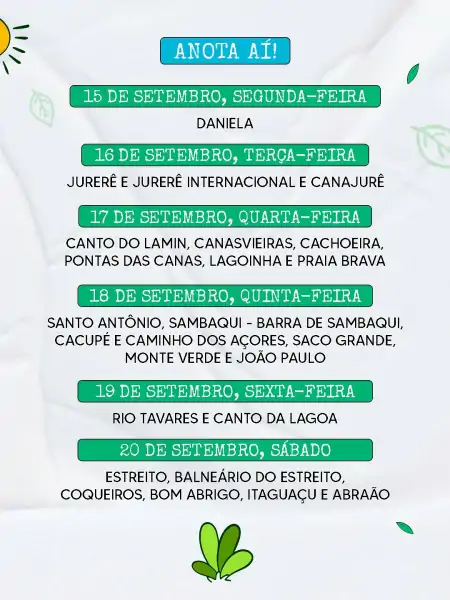 Fique ligado na coleta de resíduos verdes no Sul da Ilha 2