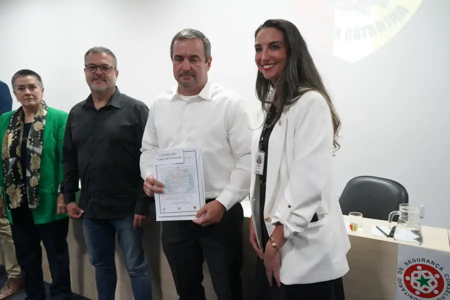 Secretaria dá posse a diretorias de seis Conselhos Comunitários de Segurança de Florianópolis 13