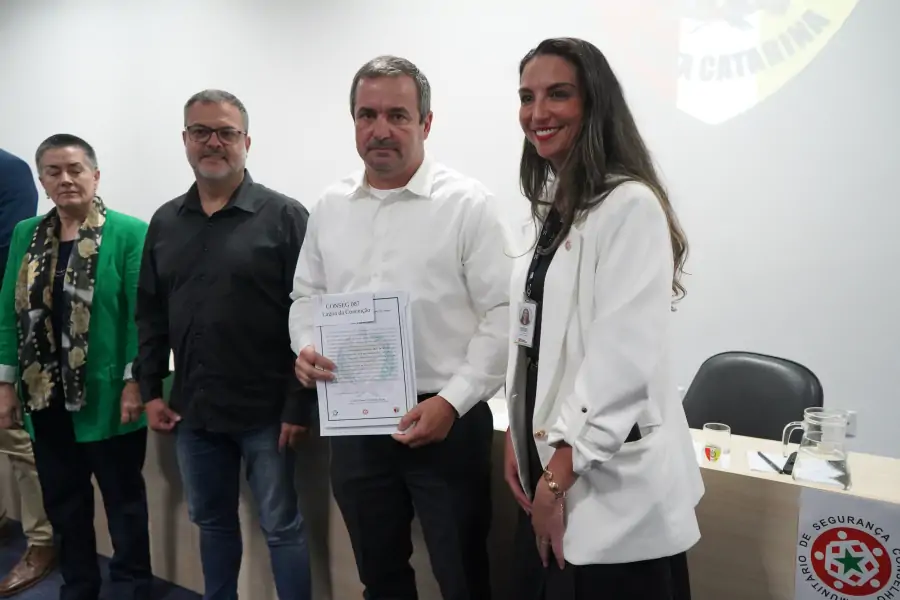 Secretaria dá posse a diretorias de seis Conselhos Comunitários de Segurança de Florianópolis 14