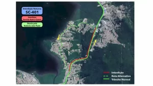 Leia mais sobre o artigo Trânsito na SC-401 terá desvio noturno a partir desta segunda-feira